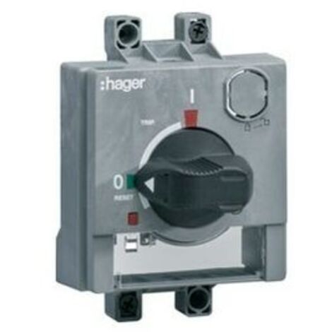 Commande rotative directe P250 - APPAREILLAGE DE TETE HAGER HXT030H (1/3)