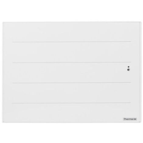 Thermor – Radiateur électrique chaleur douce horizontal 1000W – Aluminium ultra plat – Connecté avec détection d'occupation – Pilotage à distance