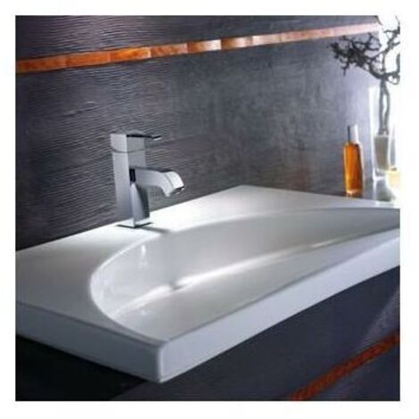 Mitigeur large chrome pour lavabo QUADRI - CRISTINA ONDYNA QM22351 (1/4)