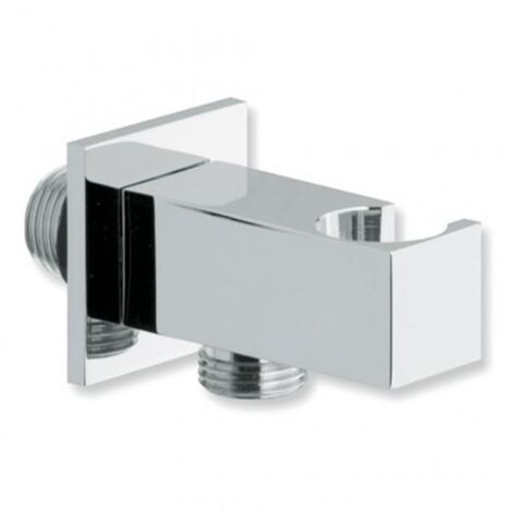 Applique prise d'eau murale pour douchette QUADRI - CRISTINA ONDYNA QD64051 (1/2)