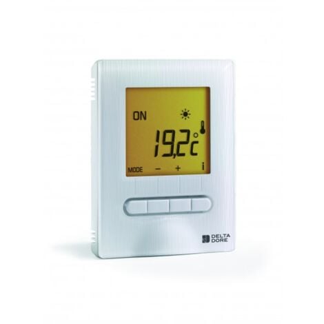 Delta Dore - MINOR 12 : Thermostat digital semi-encastré pour plancher ou plafond rayonnant électrique - 6151055