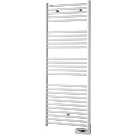 Acova – Sèche-serviettes électrique 500W blanc étroit – Largeur 400mm – Hauteur 1356mm – Acier avec fluide caloporteur haute performance - TSL-050-040-TF