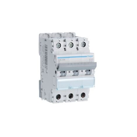 Disj.mag.2P 25kA 6.3A 3m - DISJONCTEURS MULTI. HAGER MMN306 (1/2)