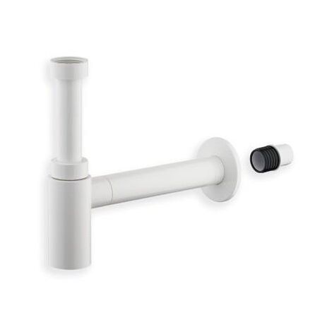 Siphon droit Blanc pour lavabo ABS - CRISTINA ONDYNA AC79006
