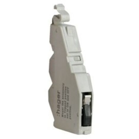 CA bas niv x160-x250 1NO+1NC - APPAREILLAGE DE TETE HAGER HXA025H (1/2)