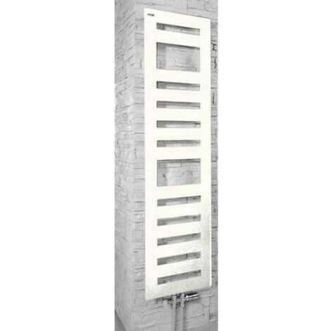 Acova – Sèche-serviette eau chaude 775W – Acier avec face avant lisse – 8.9 cm saillie murale – Raccordements centrés – SV180050 (1/4)