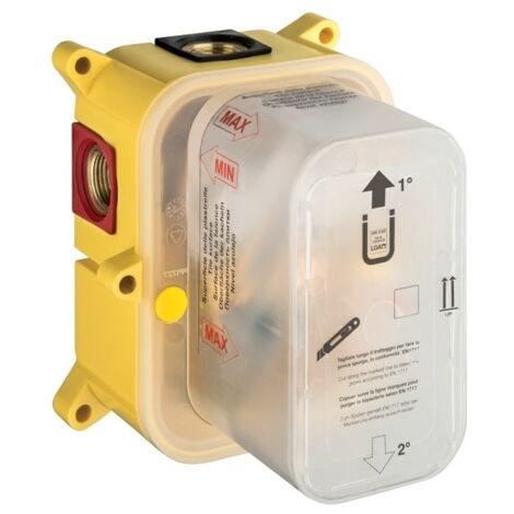 Cristina Ondyna – Mitigeur de douche encastré 1 ou 2 sorties – Débit 26L/min à 3 bars – Laiton DTZ anti-corrosion – Garantie 8 ans - CS53500