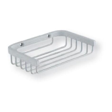 PORTE SAVON GRAND HOTEL PANIER 13 cm BLANC - CRISTINA ONDYNA GH12624 (1/2)