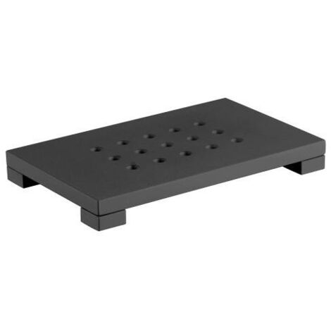 PORTE SAVON QUATTRO A POSER LAITON NOIR - CRISTINA ONDYNA QU72513 (1/2)