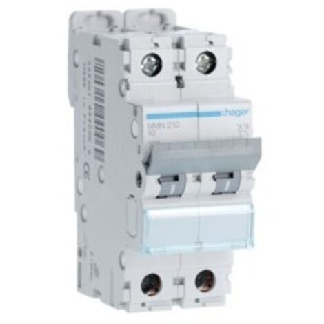Disj.mag.2P 25kA 10A 2m - DISJONCTEURS MULTI. HAGER MMN210 (1/2)
