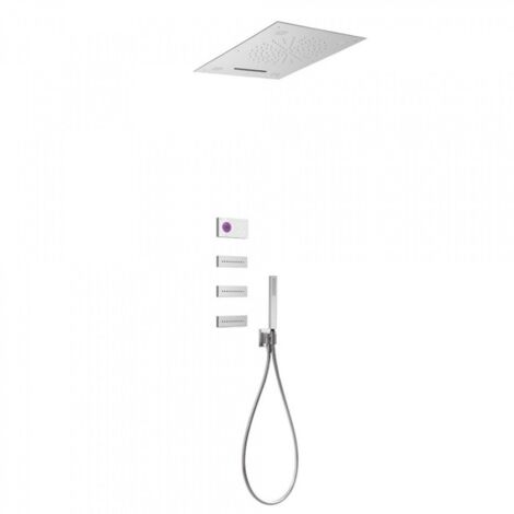 Kit de douche thermostatique encastré SHOWER TECHNOLOGY CHROMOTHERAPY - TRES 09286402 (1/2)