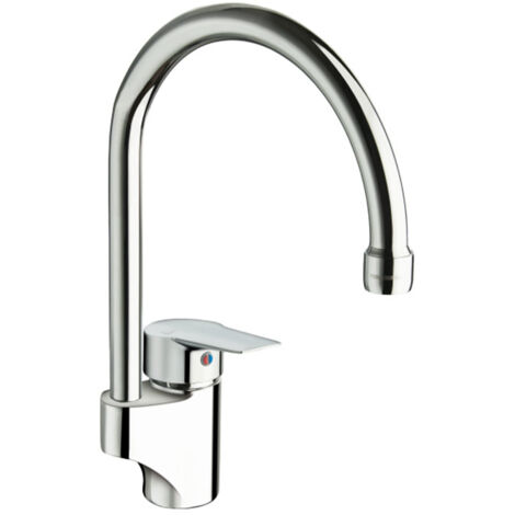 MITIGEUR LAVABO OPEN BEC HAUT C 3 VIDAGE PLASTIQUE CHROME - CRISTINA ONDYNA OP22851 (1/2)