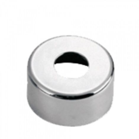 Fleuron rond Ø 88 mm – Laiton chromé pour salle de bains – Dimensions Ø 88, Ø 32, 45 mm – 913474430 – Tres Grifería (1/2)