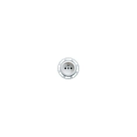 Hager – Prise de courant pour tableau électrique 2P + T sanvis blanche – Mode de pose encastré – Indice de protection IP20 – WMV100B (1/5)
