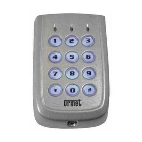 Clavier codé antivandale ZAMAK - URMET 141212