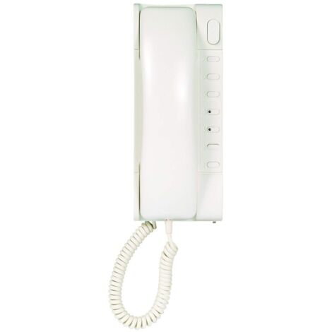 Urmet – Combiné interphone audio Easy2Wire – Réglage du volume – 2 fils – Boîtier ABS – Dimensions 90 x 220 x 69 mm (1/5)