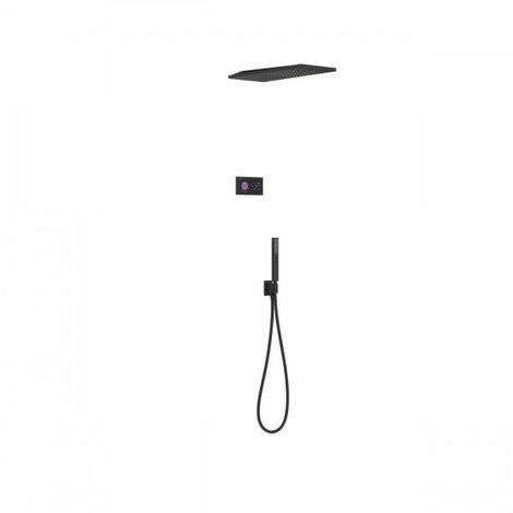 Kit de douche thermostatique électronique et encastré SHOWER TECHNOLOGY Noir Mat - TRES 09288551NM (1/4)
