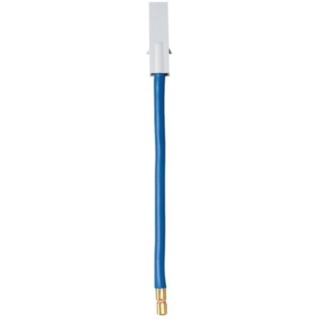 Câble de raccordement 120mm bleu 6mm² avec fiche pour Répartiteur multifiche HAGER KZ001 (1/2)