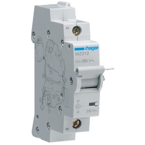 Bobine à seuil 230V AC - DISJONCTEURS PH+N HAGER MZ212 (1/2)