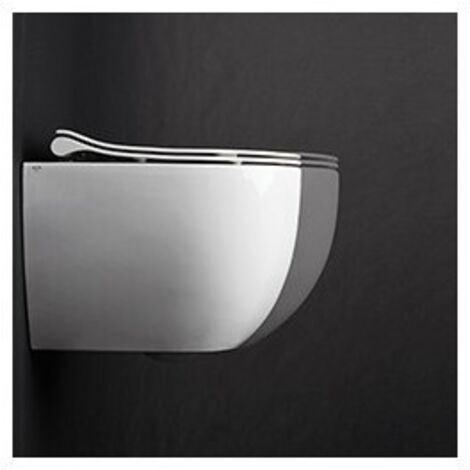 BLOC WC MINI CIOTOLA SUSPENDU AVEC ABATTANT SOFT CLOSE NO RIM - CRISTINA ONDYNA WCI3291 (1/2)