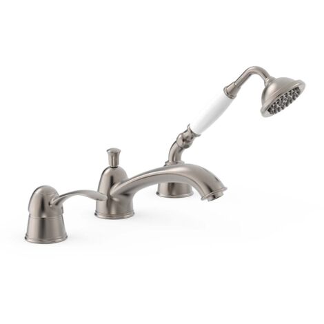 Mitigeur bain pour rebord de baignoire Acier - TRES24214501AC (1/2)