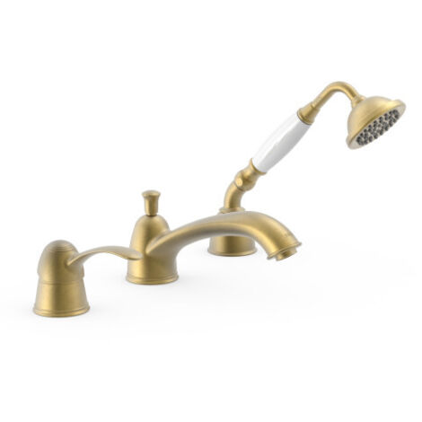 Mitigeur bain pour rebord de baignoire Laiton Vieilli Mat - TRES 24214501LM (1/2)