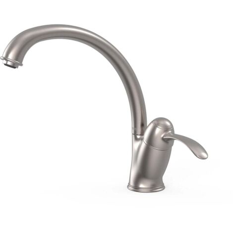 TRES 24244101AC COCINA Grifo Monomando Fregadero Color Acero - ref: 24244101AC (1/2)