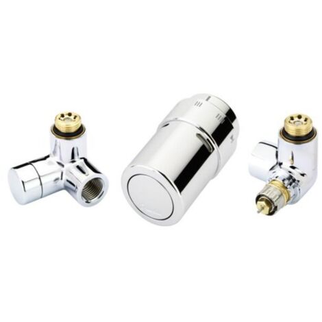 Kit X-TRA droit pour radiateurs ou décors- CHROME - DANFOSS - 013G4003 (1/2)