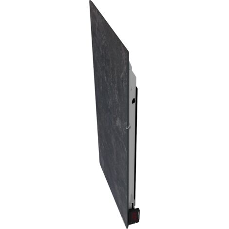 Radiateur à inertie Touch Silicium Natura Noir 1300W Vertical - Valderoma NN13VET (1/4)