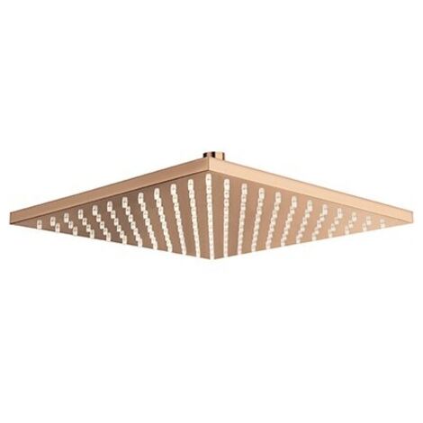 Pomme De Douche Carree 30X30 Laiton Or Rose Robinetterie ITALY - CRISTINA ONDYNA PD55746P (1/2)