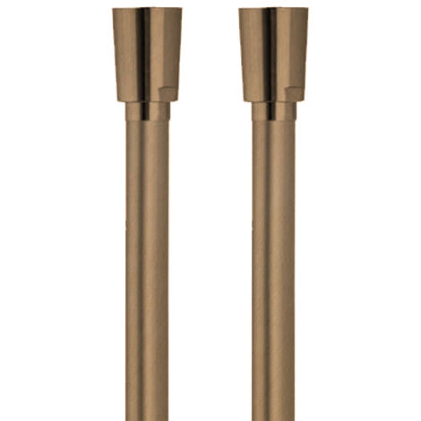 Flexible de douche lisse 150 cm - or rose brossé - Cristina Ondyna (1/2)