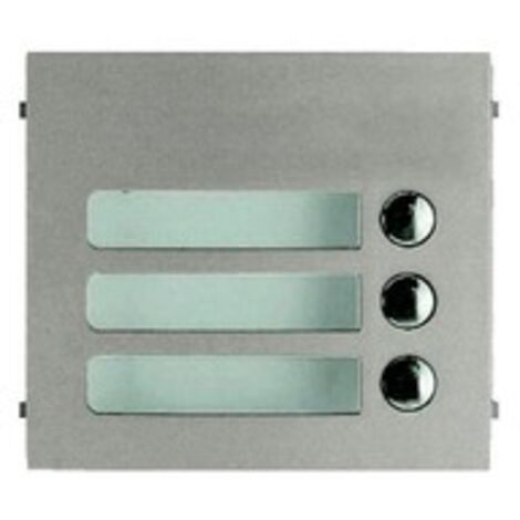 façade - 3 boutons - pour gfsw - aiphone gf3p (1/3)