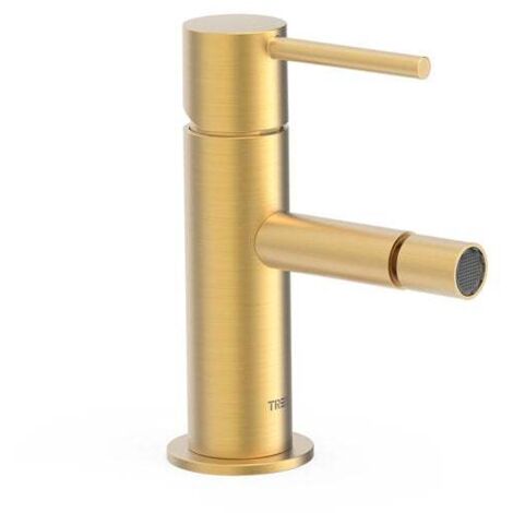 TRES 06212001OM STUDY Grifo Monomando para Bidé Color Oro Mate 24K - ref: 06212001OM (1/2)
