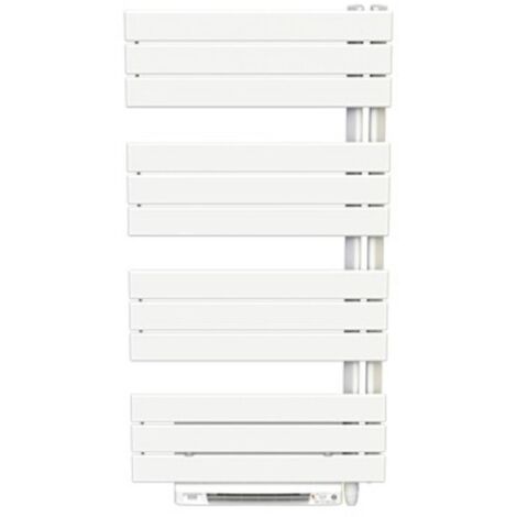 Sèche-serviette ARBORESCENCE collecteur droite Mixte blanc 750W - 1430 x 600 mm - Finimetal (1/2)