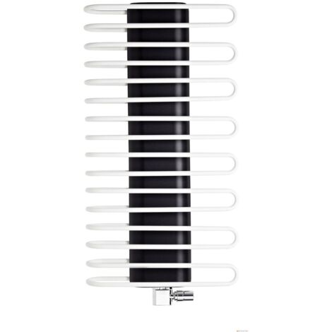 Sèche serviettes eau chaude SANAGA 1167W - FINIMETAL SA51260CBTWT (1/4)