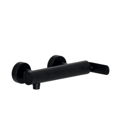 Mitigeur de douche mural Chromé Noir Brossé - CRISTINA ONDYNA FL40175 (1/2)