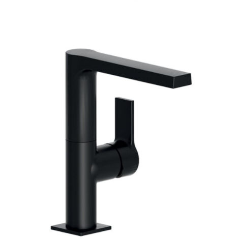 Mitigeur lavabo poignée latérale Noir Mat OMEGA - CRISTINA ONDYNA OG22813 (1/2)