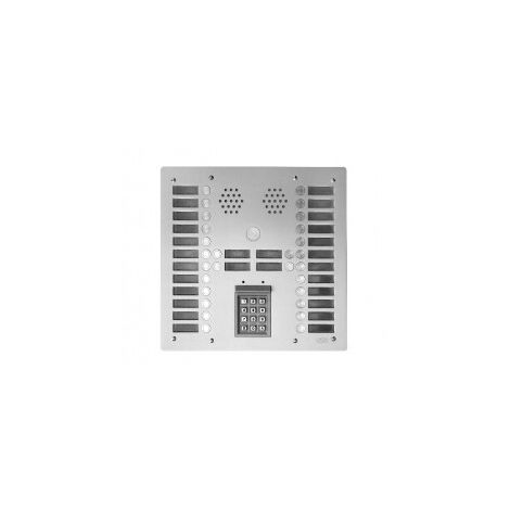 Plaque alu 6mm 4r 36t + s30 ecla URMET 7774/36C (1/2)