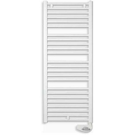 Sèche-serviettes électrique acier TAHITI Blanc 1500W - 1800 x 750 mm - Finimetal (1/4)