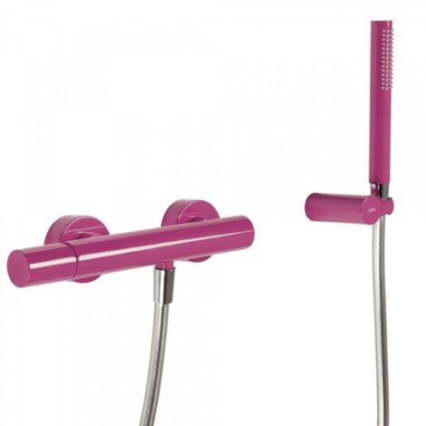 Mitigeur douche Douchette à main anticalcaire (034.116.01) avec support orientable et flexible. - TRES 26116701 (1/2)