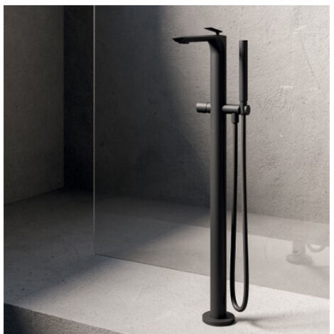 Mitigeur bain douche monocolonne Noir Mat FOIL - CRISTINA ONDYNA FL18913 (1/2)