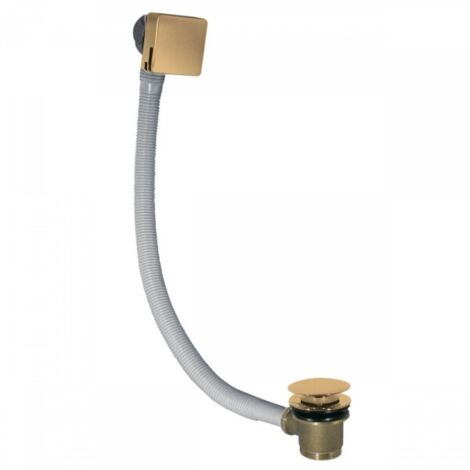 Bonde de vidage carrée clic-clac avec système de remplissage Or Mat 24K - TRES 03453440OM (1/2)