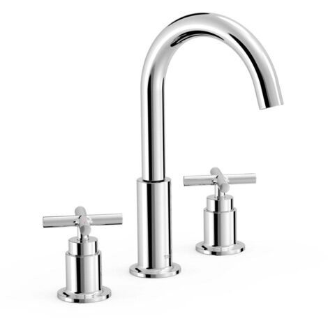 Mélangeur sur gorge pour lavaboÀ installation libre Avec volants Chrome - TRES 28310501 (1/2)
