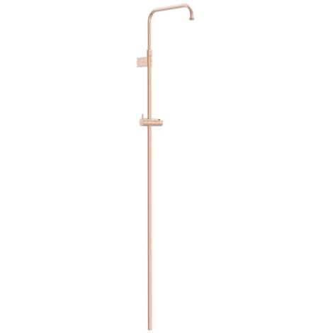 Barre de douche télescopique adaptable au robinet thermostatique mural Or Rose Mat 24K - TRES 03464501OPM (1/2)