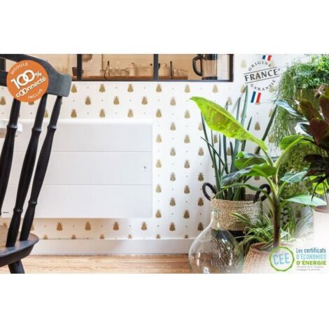 Radiateur Fonte NOIROT AXOO 1500W Bas blanc connecté NEN3095SEEC (1/5)