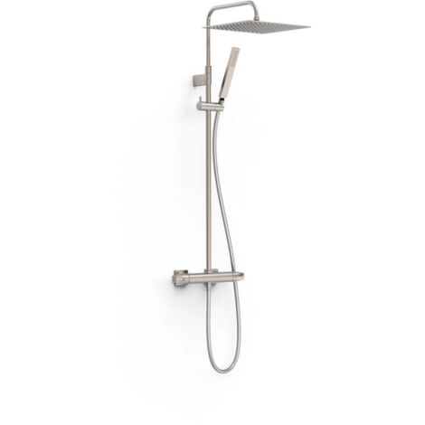 Ensemble de robinet thermostatique mural à 2 voies pour douche Acier - TRES 19039307AC (1/2)