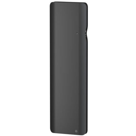 Radiateur Fonte NOIROT DOOK 1000W Vertical gris anthracite connecté NEN3373TCHS
