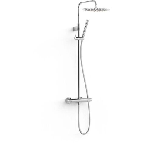 Ensemble de robinet thermostatique mural à 2 voies pour douche Chrome - TRES 19039302 (1/2)