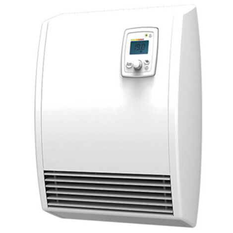 Intuis – Chauffage électrique soufflant 2000W blanc – Installation murale recommandée – Filtre anti-poussière nettoyable – M132117