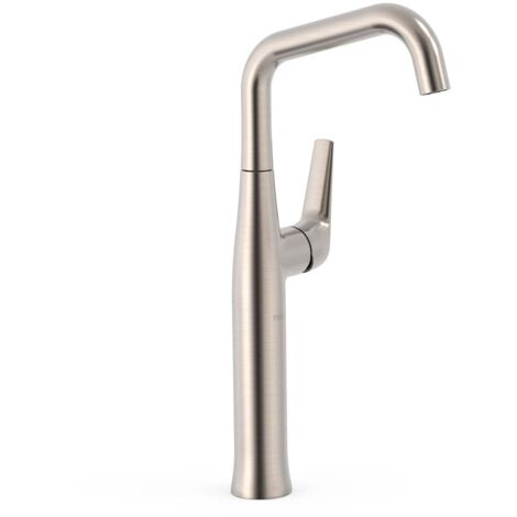 Mitigeur XXL avec manette latérale pour lavabo Acier - TRES 28184701AC (1/2)